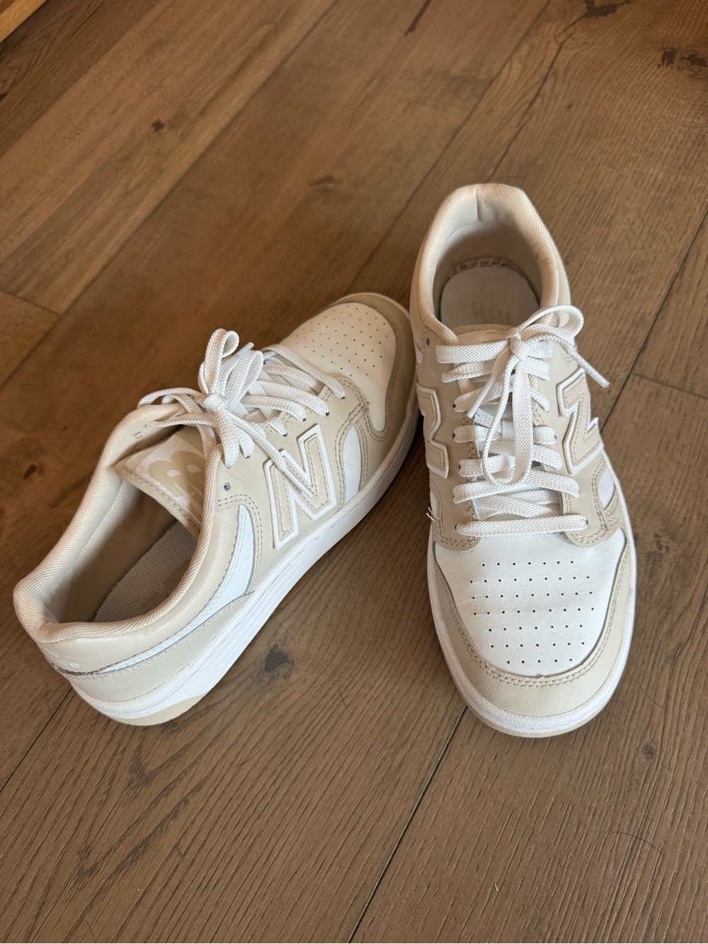 New Balance 480 Low Timberwolf/white size 8